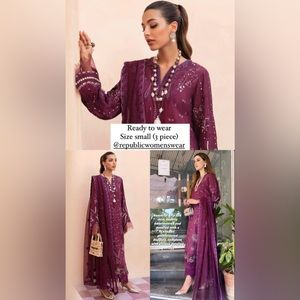 Pakistani suit 3 piece size small
